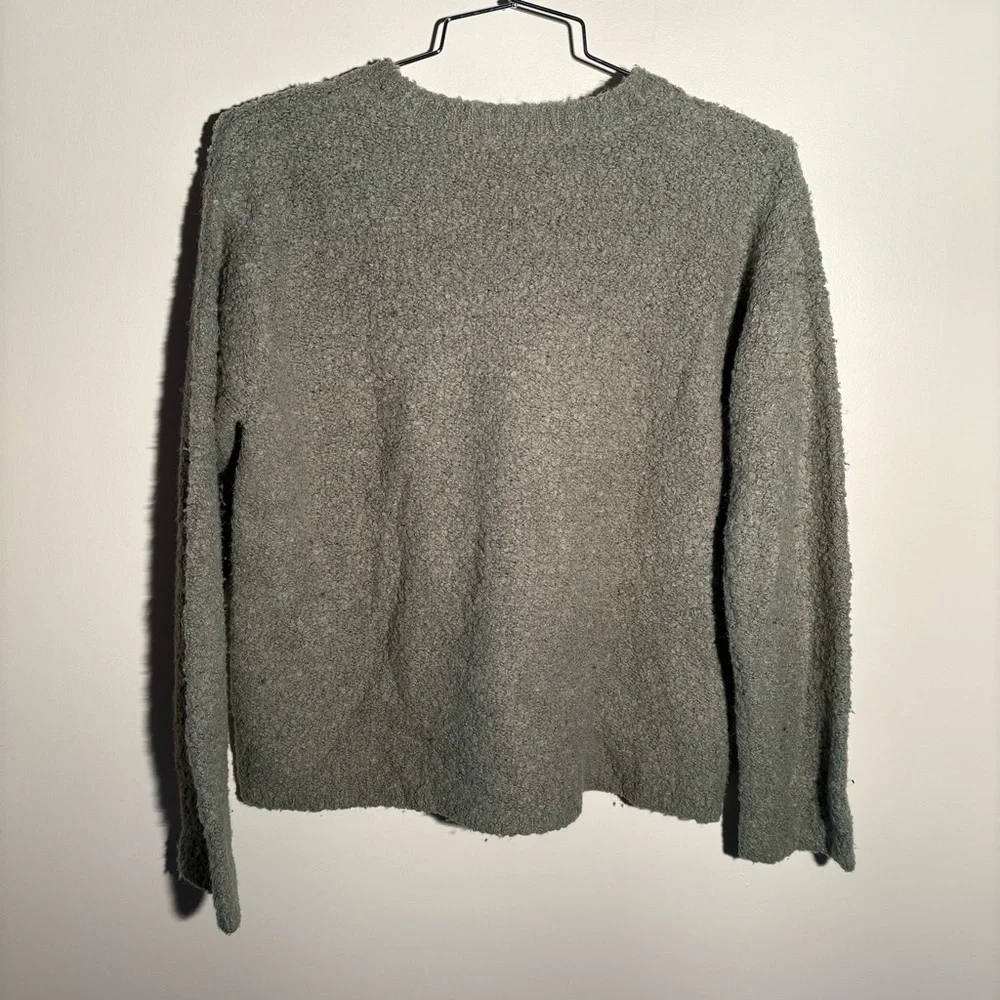 J. Crew Wool Blend Fuzzy V-Neck Sweater